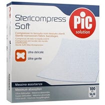 Pic Stericompress Soft Garza TNT 10x10cm 100 Pezzi - 3