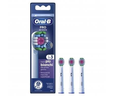 Oralb Power Refill Eb18-3 3d White 3 Pezzi-1