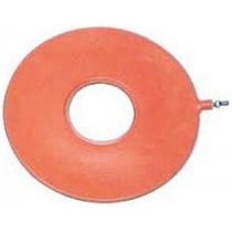Cuscino Antidecubito Pneumatico Ciambella Gomma Rossa 45cm-2