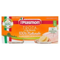 Plasmon Omogeneizzato Trota Con Verdure 6M+ 2x80g - 2