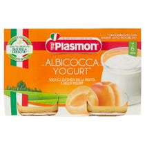 Plasmon Omogeneizzato Yogurt/Albicocca 6M+ 2x120g - 2