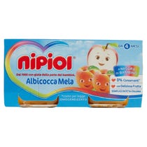 Nipiol Omogeneizzato Albicocca Mela 2x80g - 2