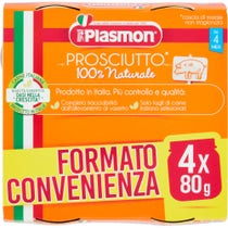 Plasmon Omogeneizzato Prosciutto Cotto 4x80g 4Mesi+ - 2
