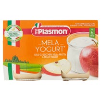 Plasmon Omogeneizzato Yogurt Mela 6M+ 2x120g - 2