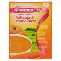 Plasmon Pouches Vellutata Di Carote E Zucca 6M+ 180g - 2