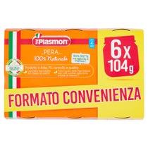 Plasmon Omogeneizzato Pera 4-6M+ 6x104g - 2