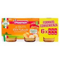 Plasmon Omogeneizzato 4 Frutti 6M+ 6x104g - 2