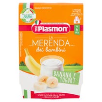 Plasmon La Merenda Dei Bambini Banana Yogurt 2x120g - 1