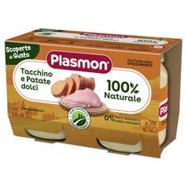 Plasmon Omogeneizzato Scoperte Di Gusto Tacchino e Patate Dolci 6M+ 2x120g-1