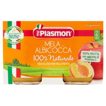 Plasmon Omogeneizzato Mela Albicocca 2x104g - 2