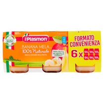 Plasmon Omogeneizzato Banana Mela 6x104g 4 Mesi+ - 2