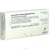 Weleda Aurum D10 Ferrum Sidereum 8 Fiale Da 1ml Cadauna-1