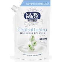 Neutro Roberts Detergente Intimo Antibatterico Con Tea Tree Ricarica 400ml-2