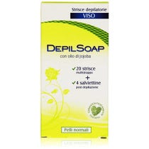 Depilsoap Strisce Viso Pelli Normali 20 Pezzi-1