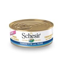 Schesir Tonnetto Con Aloe Cibo Umido Cani Cuccioli Lattina 150 g-4
