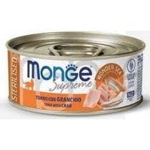 Monge Supreme Cibo Umido Tonno Con Granchio Per Gatti Sterilizzati Scatoletta 80g-2