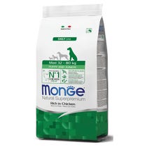 Monge Ricco Di Pollo Cibo Secco Per Cani Cuccioli Taglia Grande Sacco 800g-1