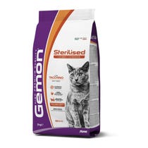 Gemon Cat Adult Sterilised Tacchino Cibo Secco Per Gatti Adulti Sterilizzati Sacco 2Kg-2
