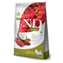Farmina N&D Skin&Coat Quinoa Anatra Cocco E Curcuma Per Cani Adulti Taglia Mini Sacco 2,5 kg-1