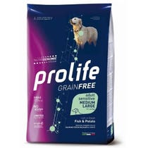 Prolife Grain Free Adult Sensitive Fish & Potato Cibo Secco Per Cani Taglia Media/Grande Sacco 2,5 Kg-2
