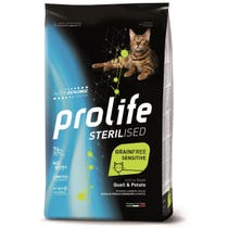 Prolife Sterilised Quaglia E Patate Cibo Secco Per Gatti Adulti Sacco 7kg-2