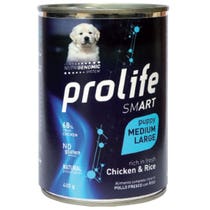 Prolife Smart Pollo Fresco Con Riso Cibo Umido Per Cuccioli Taglia Media/Grande Lattina 400g-2