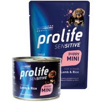 Prolife Sensitive Agnello Fresco Con Riso Cibo Umido Per Cuccioli Taglia Piccola Bustina 100g-2
