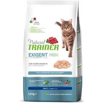 Natural Trainer Exigent Crocchette Con Carni Bianche Per Gatti Adulti Sacco 1,5kg
