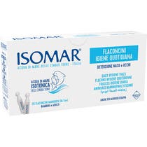 Isomar Soluzione Isotonica Acqua Mare Igiene Quotidiana 20 Flaconcini Monodose 5ml-1