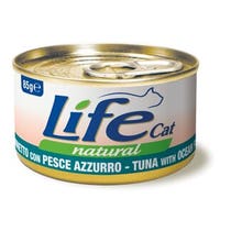Life Pet Care Cibo Umido Tonnetto Con Pesce Azzurro Per Gatti Adulti 85g