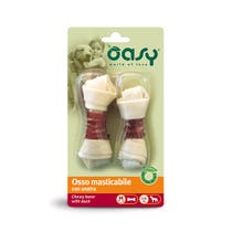 Oasy Snack per Cani Osso Masticabile con Anatra Taglia M 54g-1