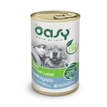 Oasy Cibo Umido Agnello Per Cani Adulti Taglia Media/Grande 400g