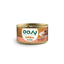 Oasy Wet Cat Mousse Con Salmone Per Gatti Adulti Lattina 85g-2
