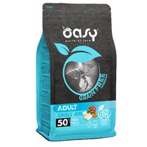 Oasy Grain Free Cibo Secco Pesce Per Cani Adulti Taglia Small/Mini 800g