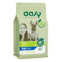 Oasy Dry Adult Crocchette con Pesce Per Cani Adulti Taglia Piccola Sacco 3 kg-2
