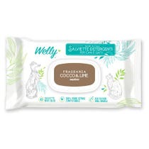 Welly Salviette Detergenti Esotiche Cocco & Lime Per Cani E Gatti 40 Pezzi-1
