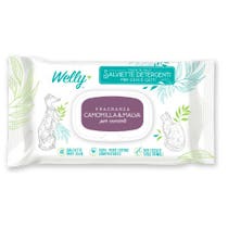 Welly Salviette Detergenti Camomilla & Malva Per Cani E Gatti 40 Pezzi-1