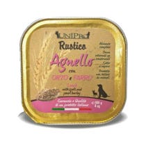 Unipro Rustico Cibo Umido Agnello Orzo E Farro Per Cani Vaschetta 100g