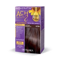 Biokeratin Ach8 Tinta per Capelli Castano Caramello 4/CA -4