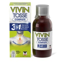 Vivin Tosse Complete 3in1 Tosse Secca Grassa Mal Di Gola Sciroppo 150ml-1