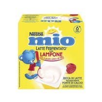 Nestlè Mio Merenda Latte Fermentato Lampone 4 Vasetti Da 100g-2