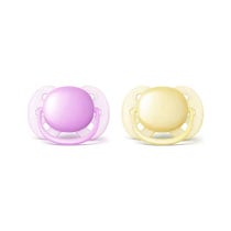 Philips Avent Succhietto Ultra Soft Per Bambine 0-6 Mesi 2 Pezzi-1
