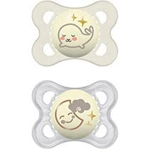 Mam Night Succhietto 2-6 Mesi Silicone Doppio Neutro -1
