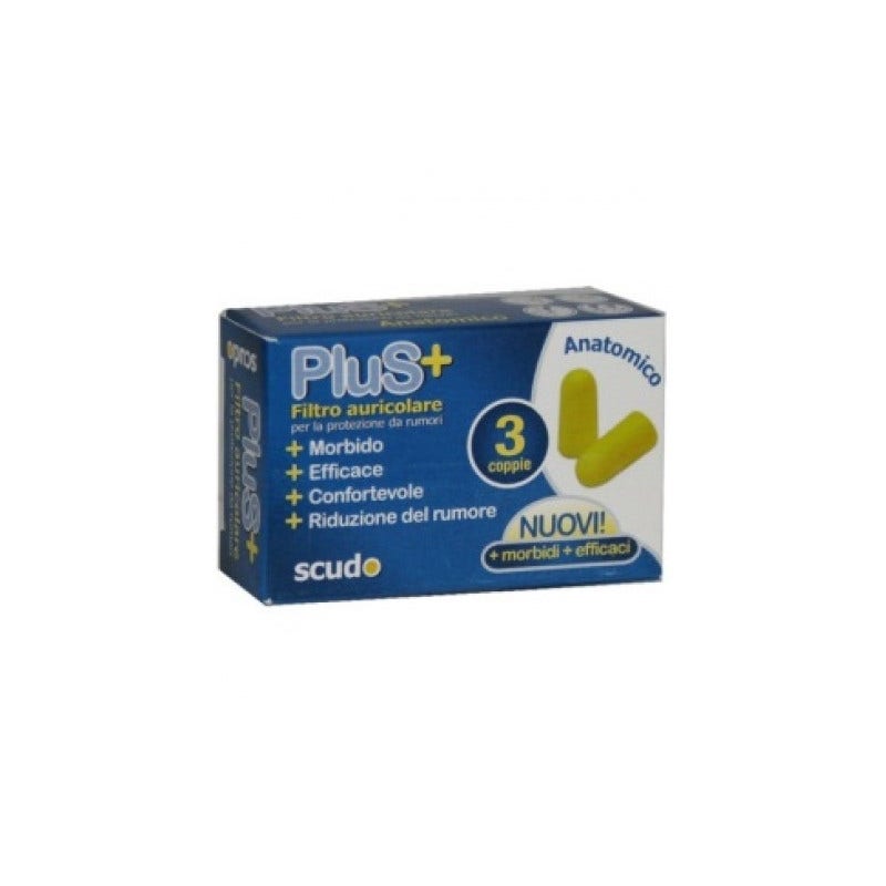 Earplug Scudo Plus 3 Coppie 6 Pezzi-1