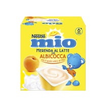 Nestlè Mio Merenda Al Latte Albicocca 4 Vasetti da 100g-1