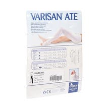 Varisan ATE Calza Anti-trombo-embolica Punta Aperta Taglia 5 Bianco-1