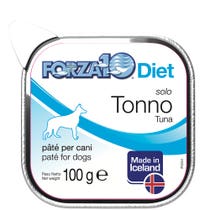 Forza10 Solo Diet Tonno Paté Per Cani Adulti Vaschetta 100g-3