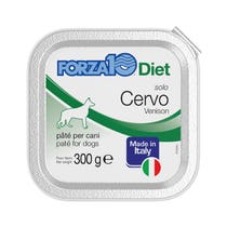 Forza10 Solo Diet Cervo Paté Per Cani Adulti Vaschetta 300g-3