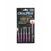 Oralprox Blister 6 Spazzolini Interdentali Misura 0 Viola - 1