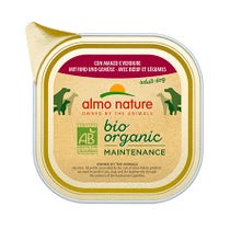 Almo Nature Bio Organic Maintenance Manzo Verdure Cibo Umido Cani Adulti Vaschetta 300g-2
